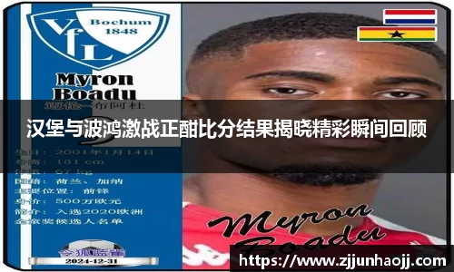 汉堡与波鸿激战正酣比分结果揭晓精彩瞬间回顾