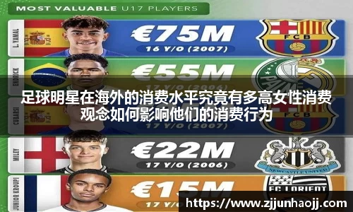 足球明星在海外的消费水平究竟有多高女性消费观念如何影响他们的消费行为